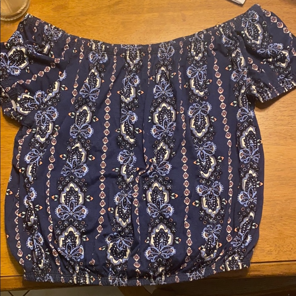 Off the shoulder shirt